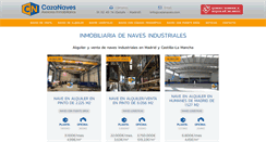 Desktop Screenshot of cazanaves.com